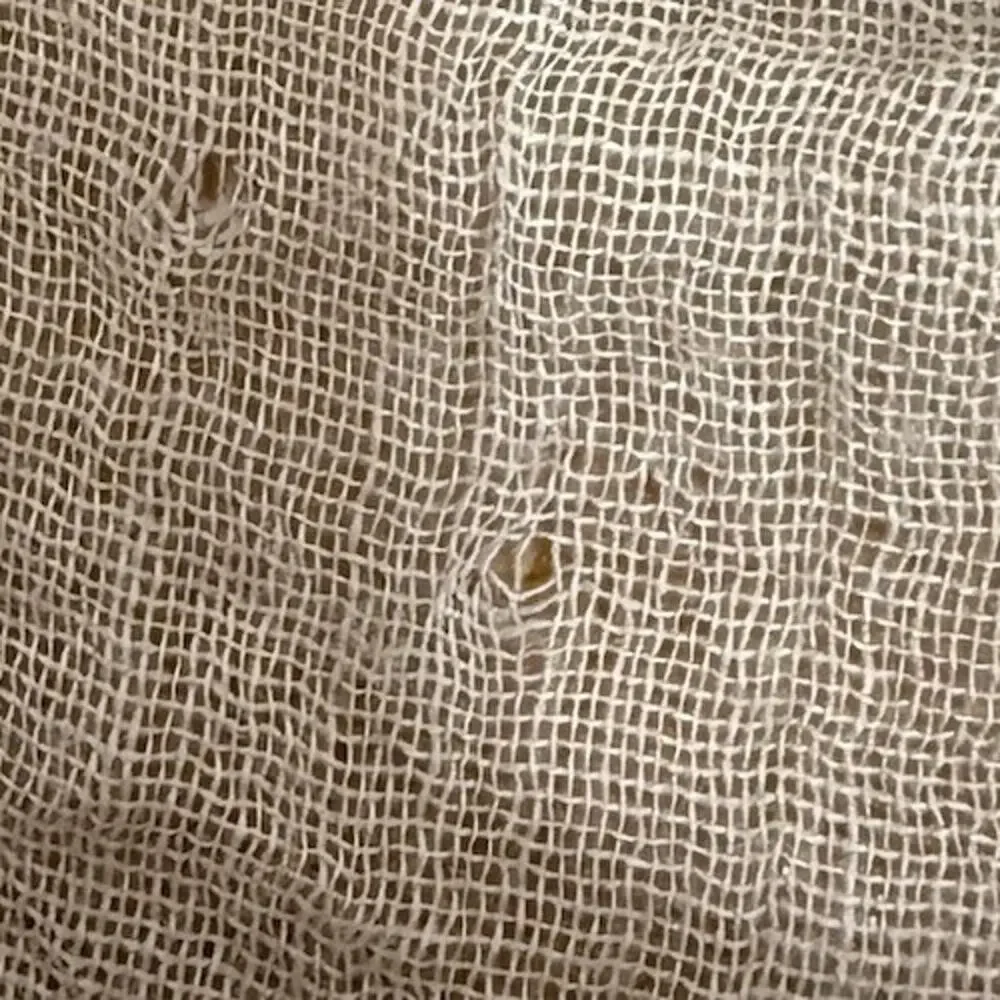Ivory Lace Mini Pom Pom Light Weight Women’s Scarf Size 27X72 inches